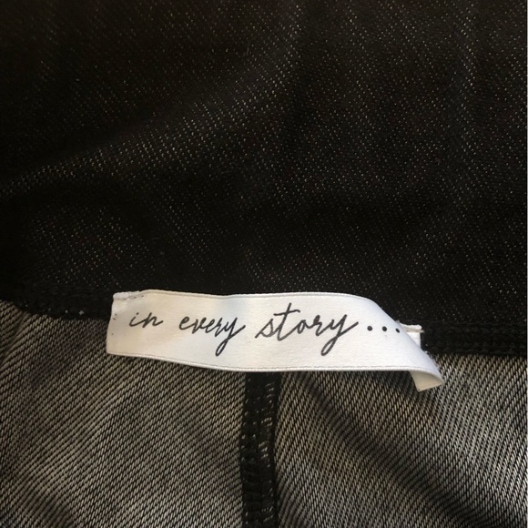 In Every Story Penningtons Leggings Jeans in Black Size XLT - Picture 4 of 10